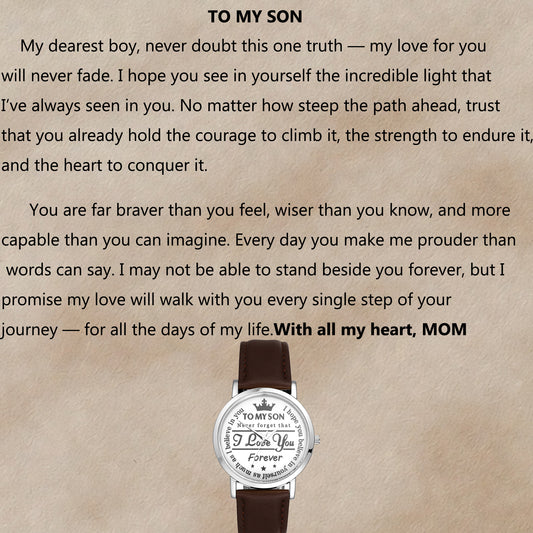 to my son