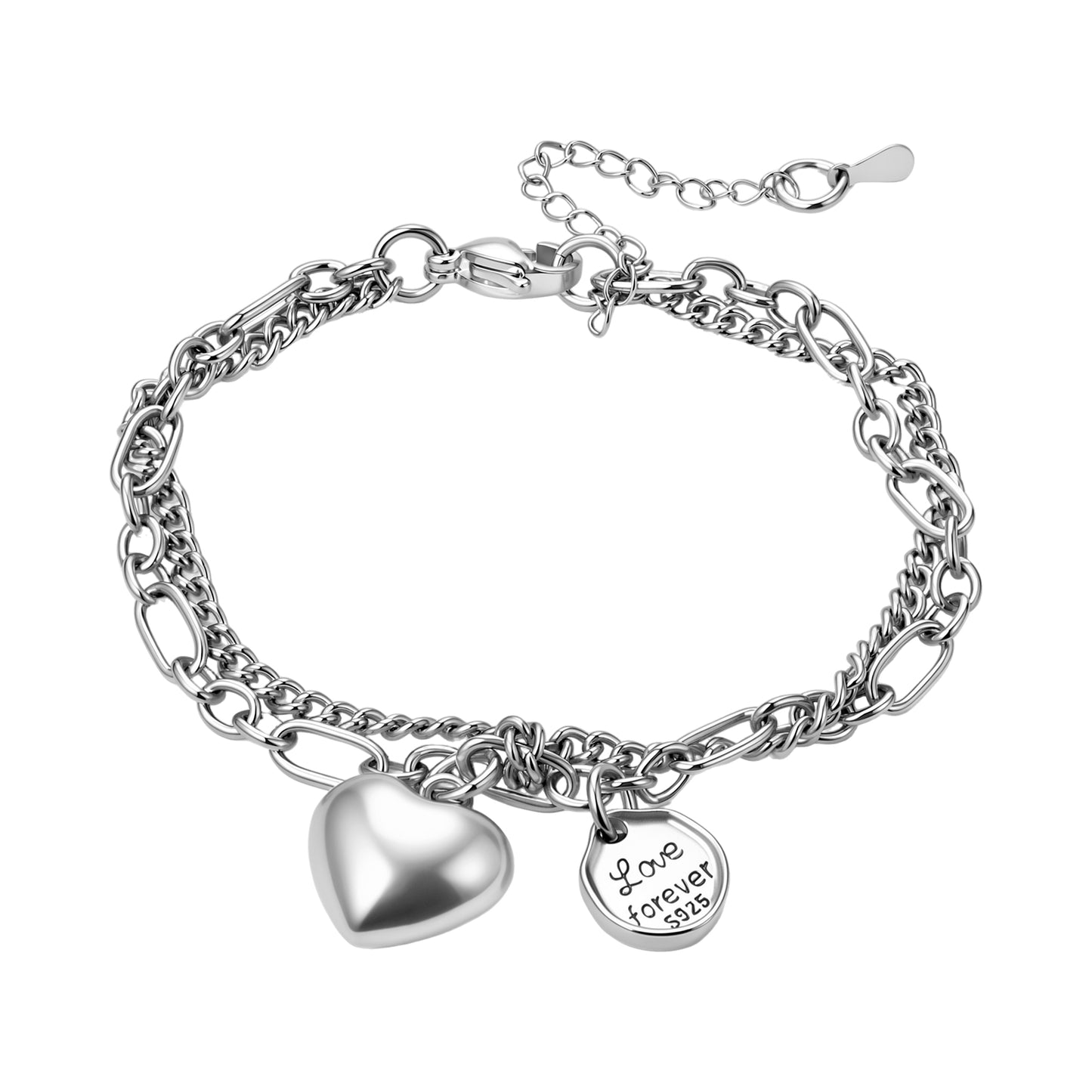 To My Daughter -Double layered Love Bracelet to Give Her Sincere Love-A84090