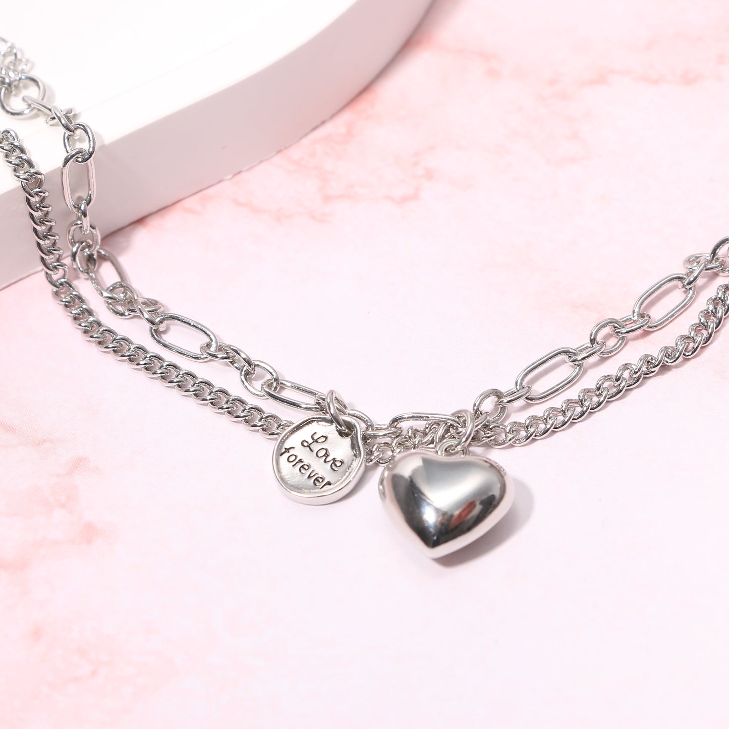 To My Daughter -Double layered Love Bracelet to Give Her Sincere Love-A84090