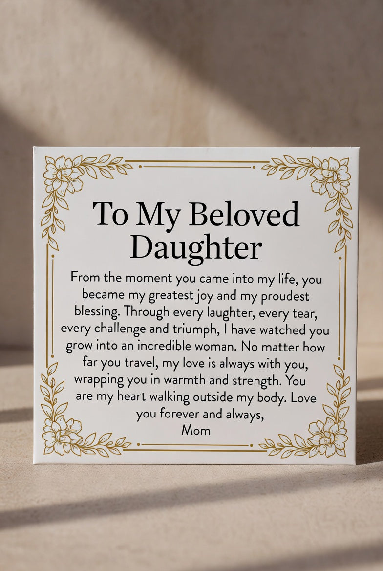 To My Daughter -Double layered Love Bracelet to Give Her Sincere Love-A84090